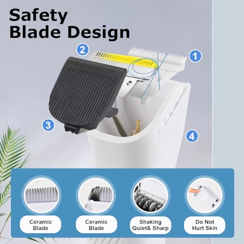 Qpets® Professional Dog Grooming Kit 4 in 1 Cat Hair Trimmer with 3mm 9mm Combs Low Noise Pet Nail Grinder Foot Repair Tools for Shedding Seasons Wound Care Home 3 PCS Qpets® Professional Dog Grooming Kit 4 in 1 Cat Hair Trimmer with 3mm 9mm Combs Low Noise Pet Nail Grinder Foot Repair Tools for Shedding Seasons Wound Care Home 3 PCS
